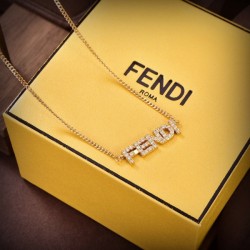 The latest fashionable logo necklace 2023SS FENDI Fendi